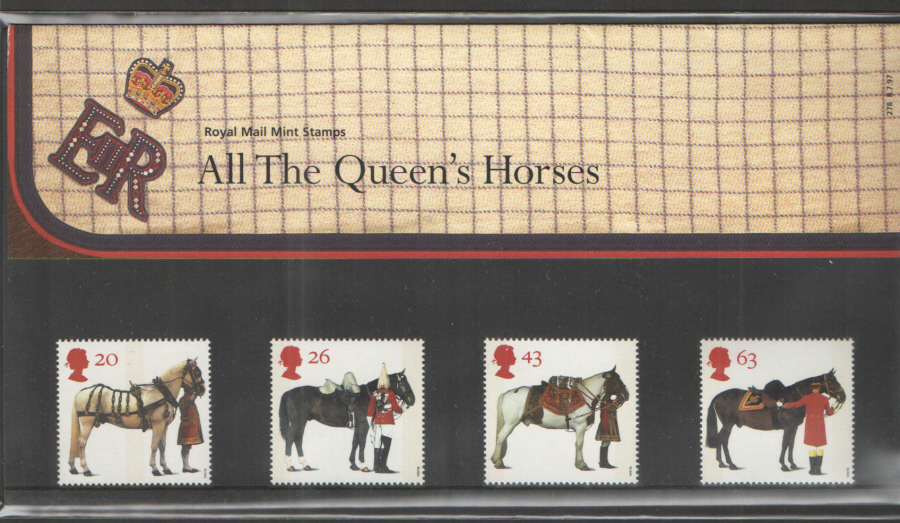 (image for) 1997 All The Queen's Horses Royal Mail Presentation Pack 278